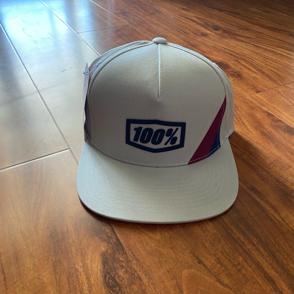 NWT New 100 Percent Gray Cornerstone X Fit Snapback Hat O/S Casual Streetwear